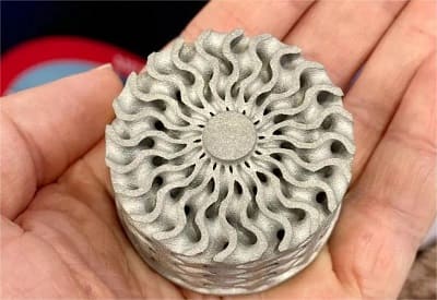 Complex structures of Aluminum Alloy Adhesive jetting metal 3D printing